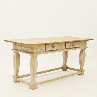 Swedish baroque table, late 1800th Century