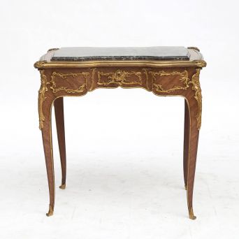 French Louis XV Style Side Table Attributed to Zwiener