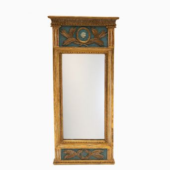 18th Century Swedish Gustavian Gilded Wall Mirror