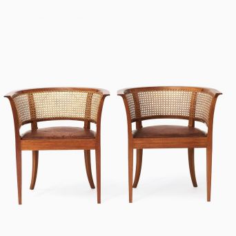 Kaare Klint. A pair of  Faaborg chairs