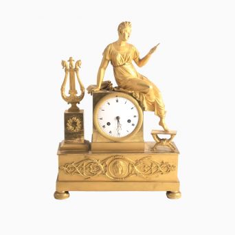 French Empire Ormolu Clock