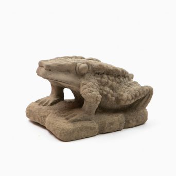 17-18th Century Carved Sandstone Sculpture of Frog