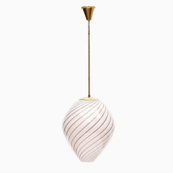 Murano swirl glaslampe