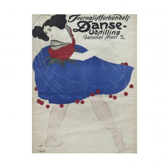 Journalistforbundets danseudstilling 1908 - "Sus i skørterne"