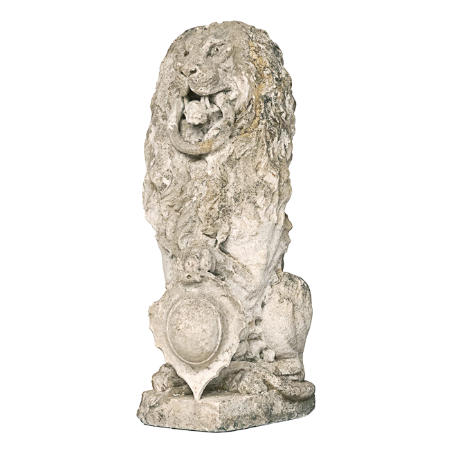Carved Limestone Lion